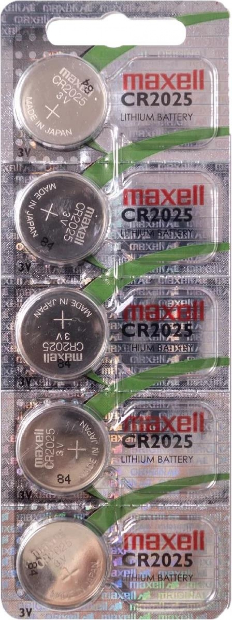 Maxell Litium CR2025 5P