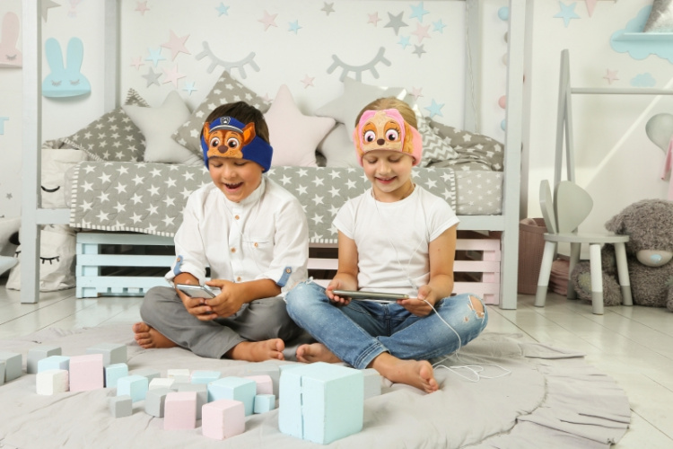 Technaxx PAW Patrol Headband-øretelefoner blå