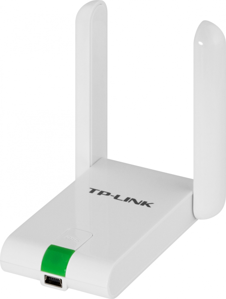 tplink Trådløst nettkort USB 300Mbps 802.11n 2x3dBi antenner hvit