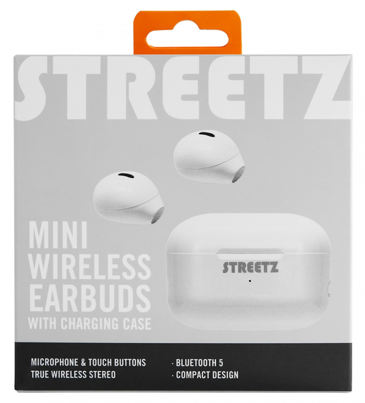 Streetz T310 Mini TWS hvit
