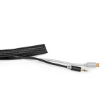 Nedis Kabel Ledelse | Erme | 1 stk. | Maksimal kabeltykkelse: 15 mm | Nylon | Sort