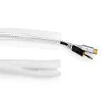 Nedis Kabel Ledelse | Erme | 1 stk. | Maksimal kabeltykkelse: 15 mm | Nylon | Hvit