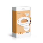 Nedis Kabel Ledelse | Spiral erme | 1 stk. | Maksimal kabeltykkelse: 16 mm | PE | Hvit