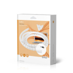 Nedis Kabel Ledelse | Spiral erme | 1 stk. | Maksimal kabeltykkelse: 22 mm | PE | Hvit