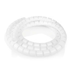 Nedis Kabel Ledelse | Spiral erme | 1 stk. | Maksimal kabeltykkelse: 28 mm | PE | Hvit