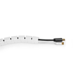 Nedis Kabel Ledelse | Spiral erme | 1 stk. | Maksimal kabeltykkelse: 28 mm | PE | Hvit