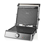 Nedis Kontakt Grill | 2000 W | 29 x 23 cm | Justerbar temperaturkontroll | Plast / Rustfritt Stål