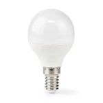 Nedis LED pære E14 | G45 | 4.9 W | 470 lm | 2700 K | Varm Hvit | Frosted | 1 stk Nedis LED pære E14 | G45 | 4.9 W | 470 lm | 2700 K | Varm Hvit | Frosted | 1 stk