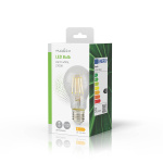 Nedis LED lyspære E27 | A60 | 12 W | 1521 lm | 2700 | Varm Hvit | Retro Style | 1 stk