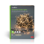 Nedis Julebelysning | Klynge | 576 LED\'s | Varm Hvit | 4.20 m | Lyseffekter: 7 | Innendørs eller utendørs | Nettstrøm drevet