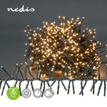 Nedis Julebelysning | Klynge | 576 LED\'s | Varm Hvit | 4.20 m | Lyseffekter: 7 | Innendørs eller utendørs | Nettstrøm drevet