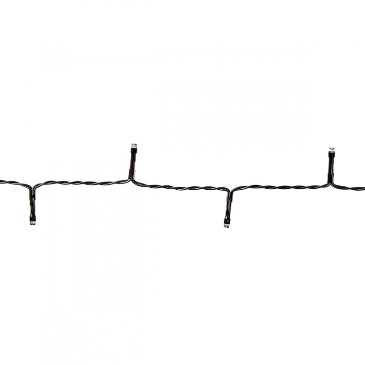 Nedis Julebelysning | Streng | 48 LED\'s | Varm Hvit | 3.60 m | Lyseffekter: 7 | Innendørs eller utendørs | Batteri drevet