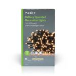 Nedis Julebelysning | Streng | 192 LED\'s | Varm Hvit | 14.40 m | Lyseffekter: 7 | Innendørs eller utendørs | Batteri drevet Nedis Julebelysning | Streng | 192 LED\'s | Varm Hvit | 14.40 m | Lyseffekter: 7 | Innendørs eller utendørs | Batteri drevet