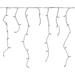Nedis Dekorative Istaplys | 360 LED\'s | Varm Hvit | 9.00 m | Lyseffekter: 7 | Nettstrøm drevet