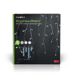 Nedis Dekorative Istaplys | 360 LED\'s | Kald Hvit | 9.00 m | Lyseffekter: 7 | Nettstrøm drevet