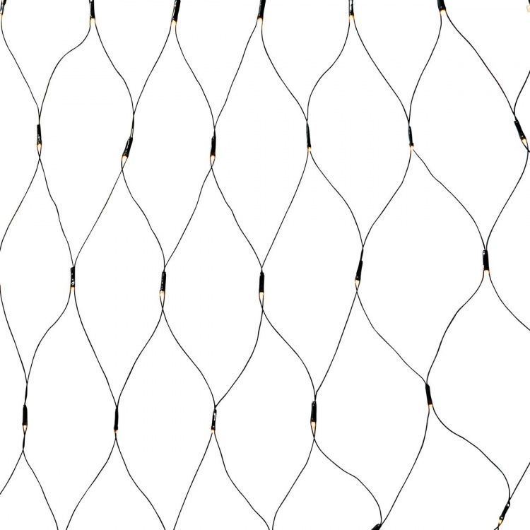 Nedis Dekorative Nettlys | Varm Hvit | 160 LED\'s | 2 x 1 m | Lyseffekter: 7 | Innendørs eller utendørs | Nettstrøm drevet