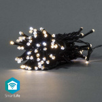Nedis SmartLife Julelys | Streng | Wi-Fi | Varm til avkjølt hvitt | 50 LED\'s | 5.00 m | Android™ / IOS