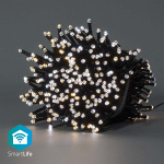 Nedis SmartLife Julelys | Streng | Wi-Fi | Varm til avkjølt hvitt | 400 LED\'s | 20.0 m | Android™ / IOS