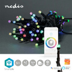 Nedis SmartLife Julelys | Streng | Wi-Fi | RGB | 42 LED\'s | 5.00 m | Android™ / IOS Nedis SmartLife Julelys | Streng | Wi-Fi | RGB | 42 LED\'s | 5.00 m | Android™ / IOS