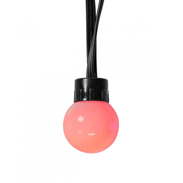 Nedis SmartLife Dekorative Lys | Party Lights | Wi-Fi | RGB | 48 LED\'s | 10.8 m | Android™ / IOS | Pære diameter: 30 mm Nedis SmartLife Dekorative Lys | Party Lights | Wi-Fi | RGB | 48 LED\'s | 10.8 m | Android™ / IOS | Pære diameter: 30 mm