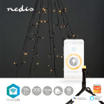 Nedis SmartLife Julelys | Tre | Wi-Fi | Varm Hvit | 200 LED\'s | 20.0 m | 10 x 2 m | Android™ / IOS Nedis SmartLife Julelys | Tre | Wi-Fi | Varm Hvit | 200 LED\'s | 20.0 m | 10 x 2 m | Android™ / IOS