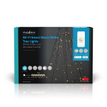 Nedis SmartLife Julelys | Tre | Wi-Fi | Varm Hvit | 200 LED\'s | 20.0 m | 10 x 2 m | Android™ / IOS Nedis SmartLife Julelys | Tre | Wi-Fi | Varm Hvit | 200 LED\'s | 20.0 m | 10 x 2 m | Android™ / IOS