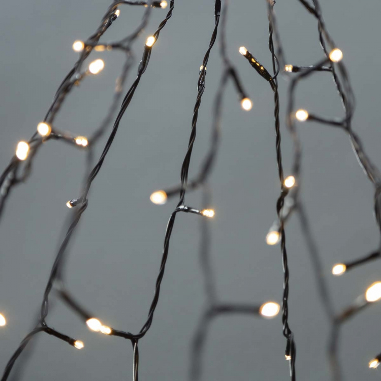 Nedis SmartLife Julelys | Tre | Wi-Fi | Varm Hvit | 200 LED\'s | 20.0 m | 5 x 4 m | Android™ / IOS