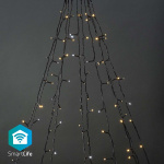 Nedis SmartLife Julelys | Tre | Wi-Fi | Varm til avkjølt hvitt | 200 LED\'s | 20.0 m | 10 x 2 m | Android™ / IOS