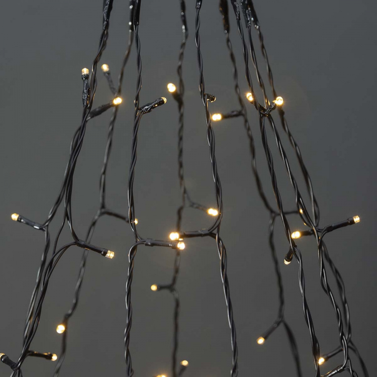 Nedis SmartLife Julelys | Tre | Wi-Fi | Varm til avkjølt hvitt | 200 LED\'s | 20.0 m | 10 x 2 m | Android™ / IOS