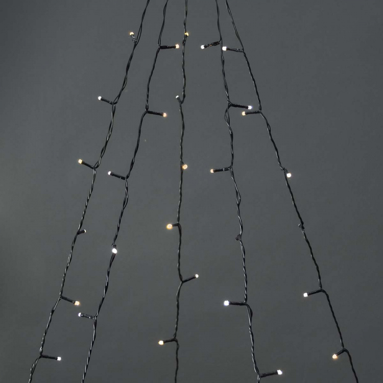 Nedis SmartLife Julelys | Tre | Wi-Fi | Varm til avkjølt hvitt | 200 LED\'s | 20.0 m | 5 x 4 m | Android™ / IOS Nedis SmartLife Julelys | Tre | Wi-Fi | Varm til avkjølt hvitt | 200 LED\'s | 20.0 m | 5 x 4 m | Android™ / IOS