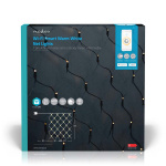 Nedis SmartLife Julelys | Nett | Wi-Fi | Varm Hvit | 400 LED\'s | 3.00 m | 3 x 3 m | Android™ / IOS