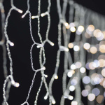 Nedis SmartLife Julelys | Gardin | Wi-Fi | Varm Hvit | 200 LED\'s | 3.00 m | Android™ / IOS