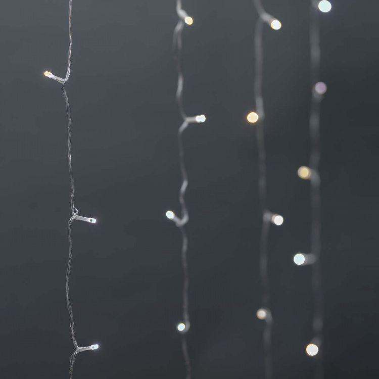 Nedis SmartLife Julelys | Gardin | Wi-Fi | Varm til avkjølt hvitt | 200 LED\'s | 3 m | Android™ / IOS Nedis SmartLife Julelys | Gardin | Wi-Fi | Varm til avkjølt hvitt | 200 LED\'s | 3 m | Android™ / IOS