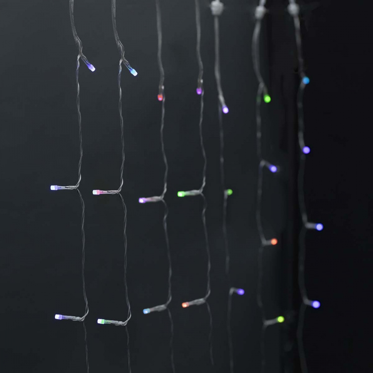 Nedis SmartLife Julelys | Gardin | Wi-Fi | RGB | 180 LED\'s | 3 m | Android™ / IOS