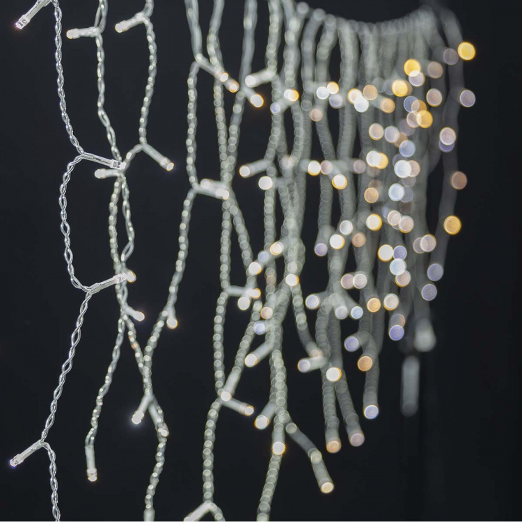 Nedis SmartLife Julelys | Istapp | Wi-Fi | Kald Hvit | 240 LED\'s | 5.00 m | Android™ / IOS