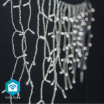 Nedis SmartLife Julelys | Istapp | Wi-Fi | Kald Hvit | 400 LED\'s | 8.00 m | Android™ / IOS