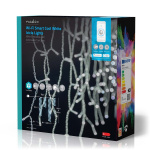 Nedis SmartLife Julelys | Istapp | Wi-Fi | Kald Hvit | 400 LED\'s | 8.00 m | Android™ / IOS