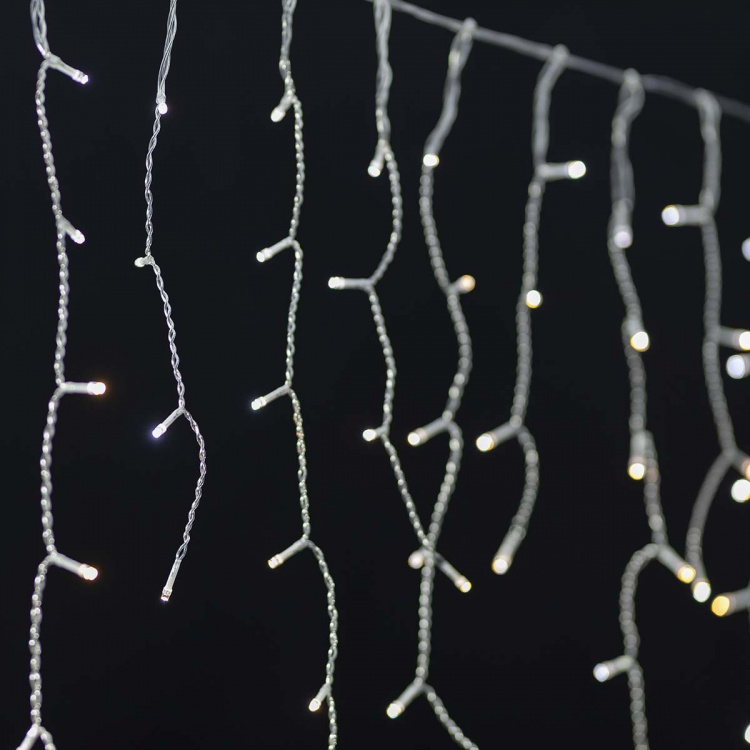 Nedis SmartLife Julelys | Istapp | Wi-Fi | Kald Hvit | 400 LED\'s | 8.00 m | Android™ / IOS