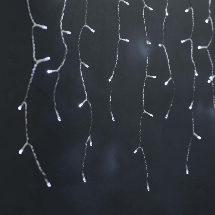 Nedis SmartLife Julelys | Istapp | Wi-Fi | Varm til avkjølt hvitt | 400 LED\'s | 8.00 m | Android™ / IOS