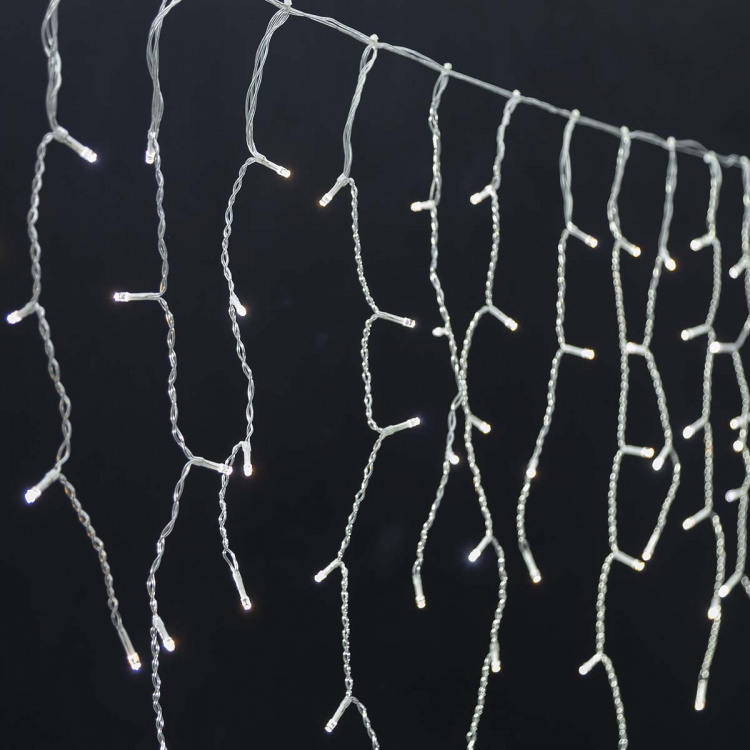 Nedis SmartLife Julelys | Istapp | Wi-Fi | Varm til avkjølt hvitt | 400 LED\'s | 8.00 m | Android™ / IOS