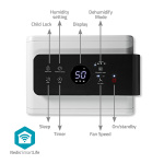 Nedis SmartLife Avfukter | Wi-Fi | 30 l/Døgn | Avfukting / Kontinuerlige / Tørr klesvask / Ventilasjon | Android™ / IOS | Justerbar hygrostat | 210 m³/h Nedis SmartLife Avfukter | Wi-Fi | 30 l/Døgn | Avfukting / Kontinuerlige / Tørr klesvask / Ventilasjon | Android™ / IOS | Justerbar hygrostat | 210 m³/h