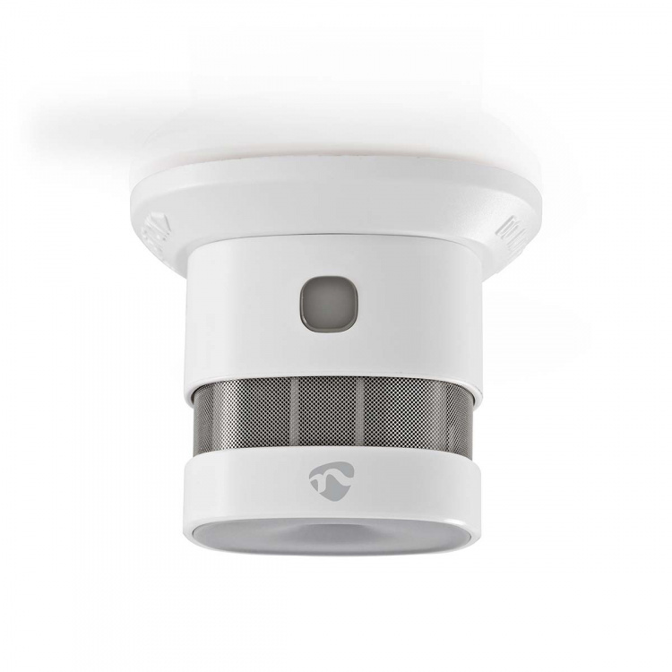 Nedis SmartLife Røykvarsler | Zigbee 3.0 | Batteri drevet | Sensorlivssyklus: 10 år | EN 14604 | Maks. batteri levetid: 60 Måned | 85 dB | Hvit | 1 stk Nedis SmartLife Røykvarsler | Zigbee 3.0 | Batteri drevet | Sensorlivssyklus: 10 år | EN 14604 | Maks. batteri levetid: 60 Måned | 85 dB | Hvit | 1 stk