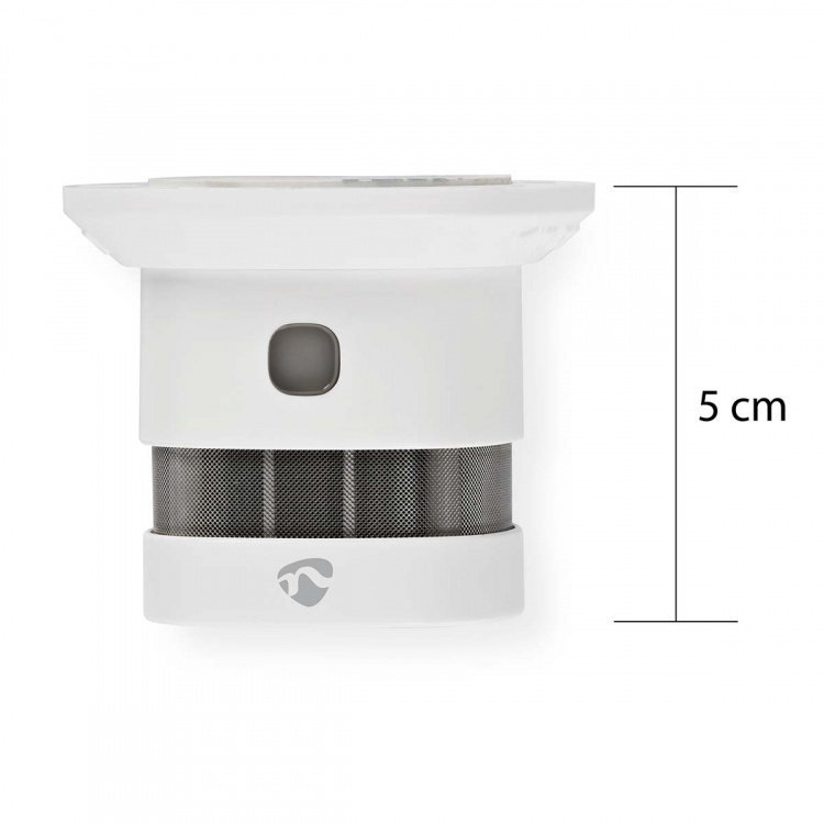 Nedis SmartLife Røykvarsler | Zigbee 3.0 | Batteri drevet | Sensorlivssyklus: 10 år | EN 14604 | Maks. batteri levetid: 60 Måned | 85 dB | Hvit | 1 stk Nedis SmartLife Røykvarsler | Zigbee 3.0 | Batteri drevet | Sensorlivssyklus: 10 år | EN 14604 | Maks. batteri levetid: 60 Måned | 85 dB | Hvit | 1 stk