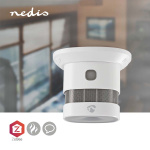 Nedis SmartLife Røykvarsler | Zigbee 3.0 | Batteri drevet | Sensorlivssyklus: 10 år | EN 14604 | Maks. batteri levetid: 60 Måned | 85 dB | Hvit | 1 stk Nedis SmartLife Røykvarsler | Zigbee 3.0 | Batteri drevet | Sensorlivssyklus: 10 år | EN 14604 | Maks. batteri levetid: 60 Måned | 85 dB | Hvit | 1 stk