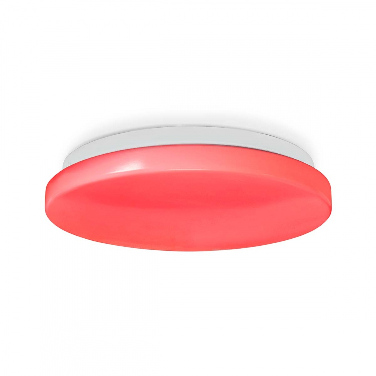 Nedis SmartLife Taklys | RGB / Varm til avkjølt hvitt | Rund | Diameter: 260 mm | 1820 lm | 3000 - 6500 K | IP20 | Energiklasse: F | Android™ / IOS
