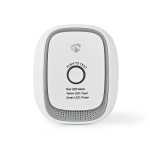 Nedis SmartLife Gassdetektor | Zigbee 3.0 | Nettstrøm drevet | Sensorlivssyklus: 5 år | EN 50194-1:2009 | Android™ / IOS | Med test knapp | 75 dB | Hvit Nedis SmartLife Gassdetektor | Zigbee 3.0 | Nettstrøm drevet | Sensorlivssyklus: 5 år | EN 50194-1:2009 | Android™ / IOS | Med test knapp | 75 dB | Hvit