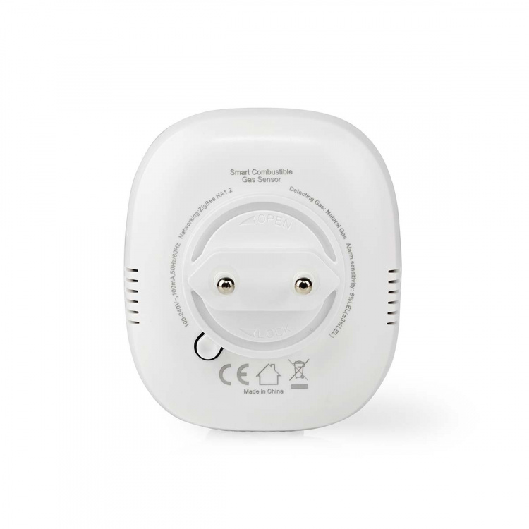 Nedis SmartLife Gassdetektor | Zigbee 3.0 | Nettstrøm drevet | Sensorlivssyklus: 5 år | EN 50194-1:2009 | Android™ / IOS | Med test knapp | 75 dB | Hvit Nedis SmartLife Gassdetektor | Zigbee 3.0 | Nettstrøm drevet | Sensorlivssyklus: 5 år | EN 50194-1:2009 | Android™ / IOS | Med test knapp | 75 dB | Hvit
