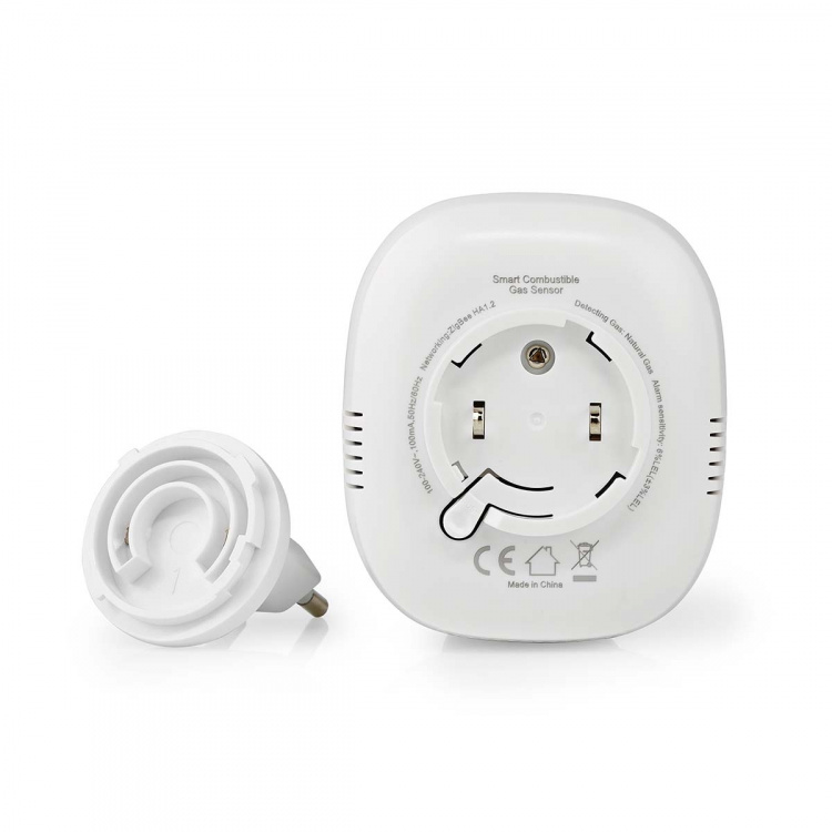 Nedis SmartLife Gassdetektor | Zigbee 3.0 | Nettstrøm drevet | Sensorlivssyklus: 5 år | EN 50194-1:2009 | Android™ / IOS | Med test knapp | 75 dB | Hvit Nedis SmartLife Gassdetektor | Zigbee 3.0 | Nettstrøm drevet | Sensorlivssyklus: 5 år | EN 50194-1:2009 | Android™ / IOS | Med test knapp | 75 dB | Hvit