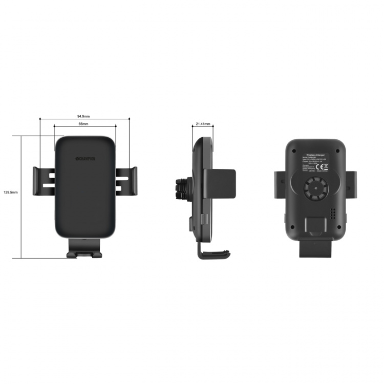 Champion Mobiltelefonholder Car QI