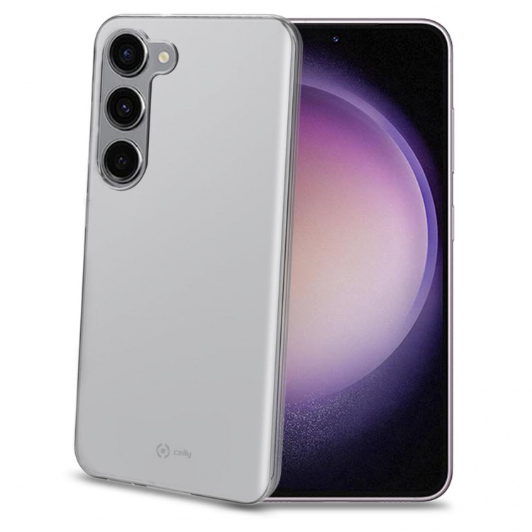 Celly Gelskin TPU-deksel Galaxy S23 5G Transparent